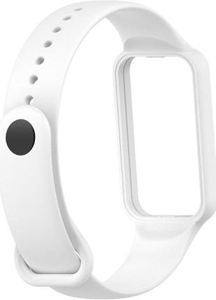 Силиконовый ремешок для amazfit band 7 white