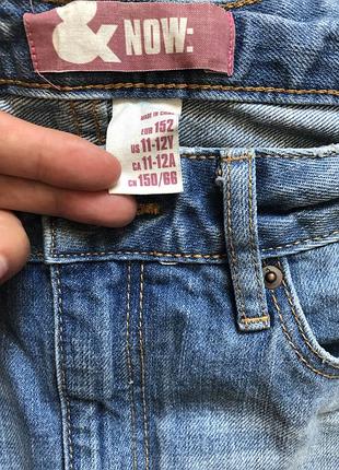 Джинсовая юбка &now на рост 150 см. 4