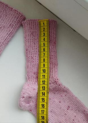 Носки вязаные детские шерсть3 фото
