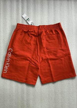 Новые шорты calvin klein (ck logo orange shorts ) с америки s,m,l6 фото
