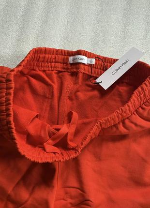 Новые шорты calvin klein (ck logo orange shorts ) с америки s,m,l7 фото