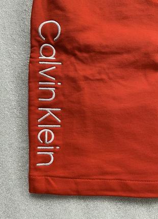 Новые шорты calvin klein (ck logo orange shorts ) с америки s,m,l8 фото