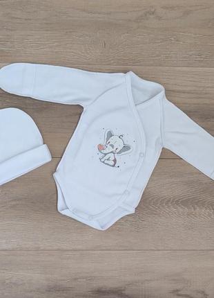 Комплект в роддом костюм для новорожденного2 фото