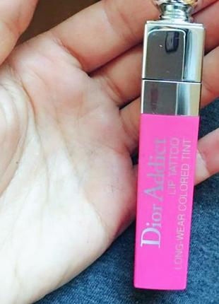 Dior цветной тинт addict lip tattoo