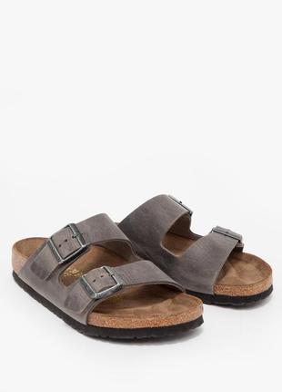 Сланцы birkenstock. оригинал. размер 39,кожа2 фото