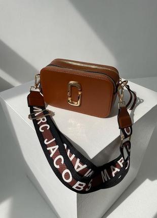 Сумка кроссбоді marc jacobs the snapshot total brown