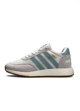 Кроссовки adidas iniki женские летние, кроссовки адидас иники серые замшевые иник2 фото