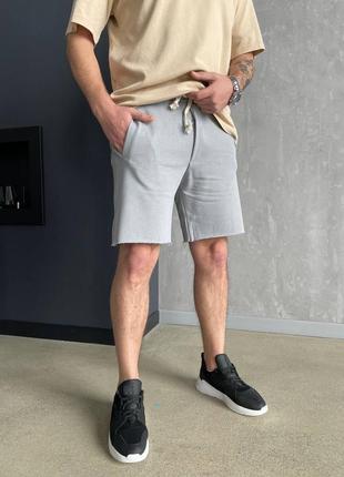 Шорты серые мужские / повседневные шорты для мужчин