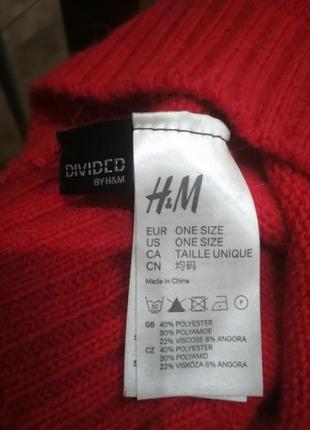 Шапка красная, h&amp;m5 фото