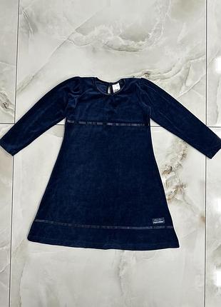 Платье велюр