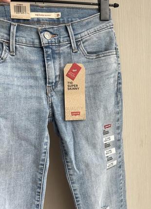 Оригинальный джинсы levis 710 super skinny7 фото