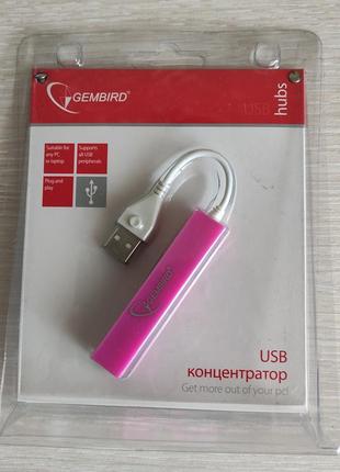 Концентратор usb портов gembird1 фото