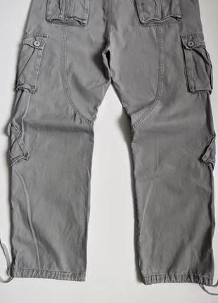 Винтажные карго брюки с утяжками9 фото