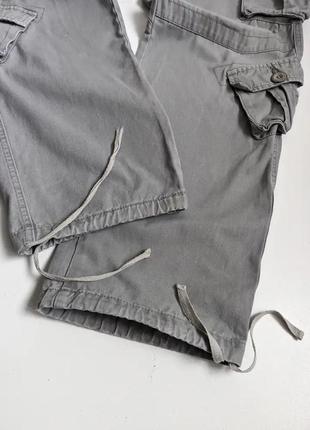 Винтажные карго брюки с утяжками6 фото