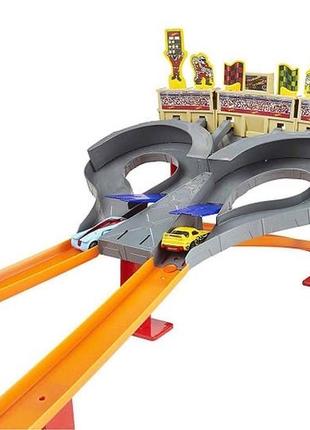 Игровой набор трек хот вилс бешеные гонки hot wheels super speed blastway track set3 фото