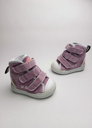 Коттоновые высокие кроссовки хайтопы девочке schein (шейн)