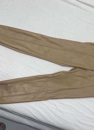 Кожаные брюки zara