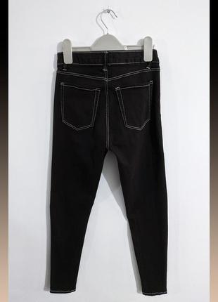 Джинсы скинни с высокой посадкой bershka denim jeans4 фото