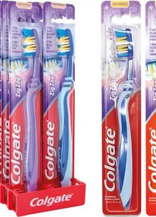 Зубная щетка colgate зигзаг плюс средней жесткости