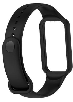 Силиконовый ремешок для amazfit band 7 black