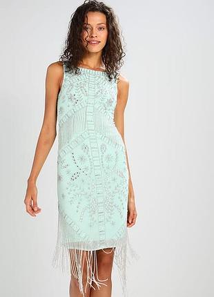 Frock and frill коктейльна сукня на весілля, тематичну вечірку з бісером і паєтками (гетсбі)