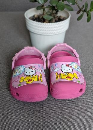 Crocs hello kitty сабо оригинальные кроксы10 фото