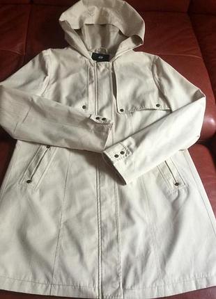 Плащ пальто з капюшоном, h&amp;m, р.34