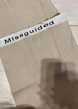 Літній костюм топ та юбка бежеві missguided хс та л7 фото