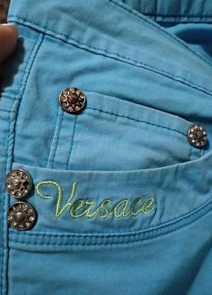 Летние брюки, джинсы хлопок versace оригинал.3 фото