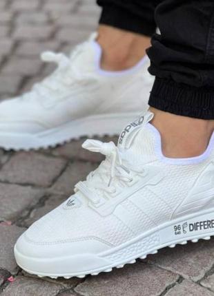 Adidas different white