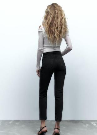 Zara comfort mom fit джинсы4 фото