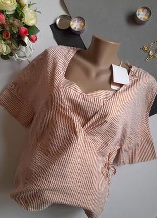 Очень красивая блуза двойка р м сток zara2 фото