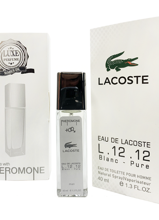 Парфюмированная вода pheromone formula lacoste eau de l.12.12 blanc мужской 40 мл2 фото