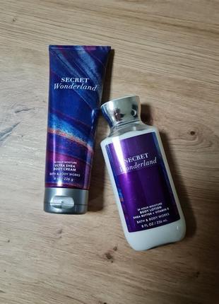 Набір від bath&bodyworks лосьон для тіла + крем для тіла. оригінал із сша