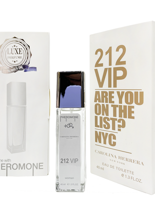 Парфюмированная вода pheromone formula carolina herrera 212 vip женский 40 мл