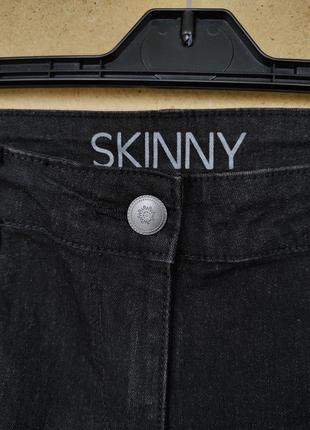 Базовые черные джинсы скини высокая посадка george uk 14 - l-xl5 фото