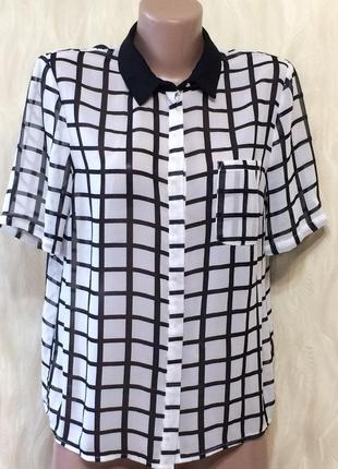 Шифонова блуза сорочка atmosphere, р. 14