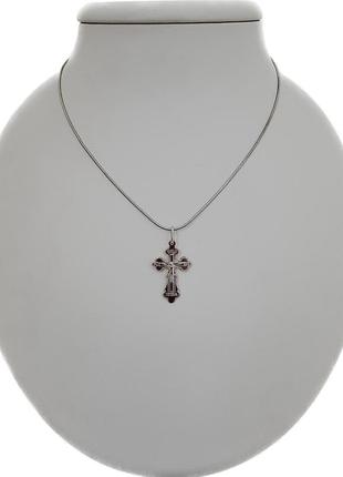 Серебряный крестик