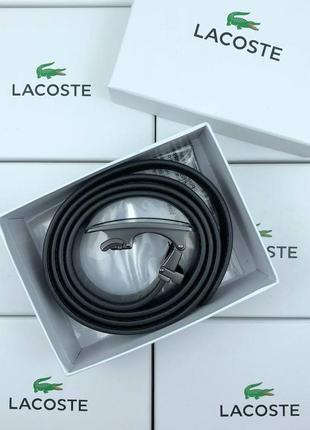 Подарочный набор lacoste мужской ремень черный с пряжкой автомат5 фото