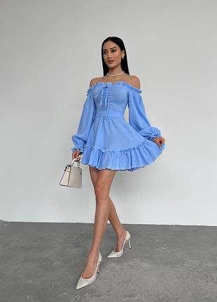 Стильное муслиновое платье