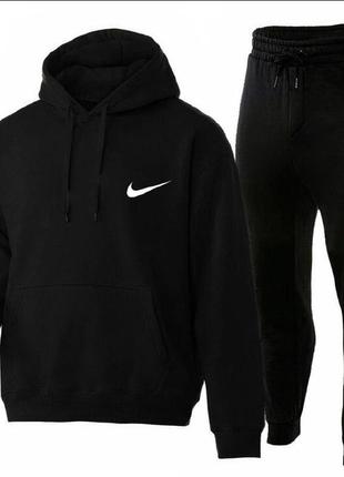 Худи + штаны спортивные найк. весенний, мужской, спортивный костюм nike