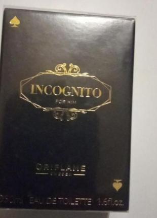 Туалетна вода incognito for him1 фото