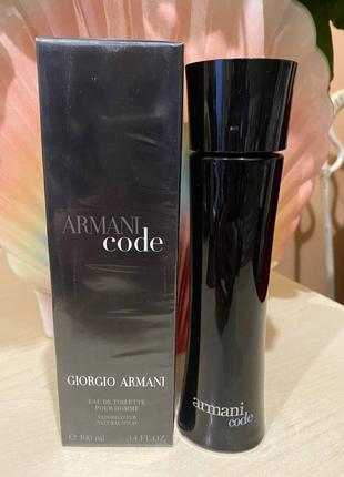 Туалетная вода для мужчин giorgio armani armani code 100 мл