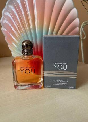 Туалетна вода emporio armani stronger with you 100 мл4 фото