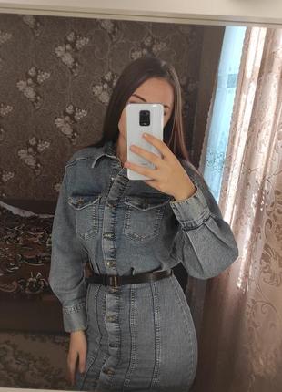 Джинсова сукня сарафан джинс s