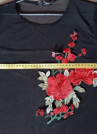 Прозрачная блуза/блузка сеточка р.48-50-52 (16)5 фото