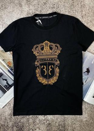Черная футболка billionaire / брендовые футболки мужские