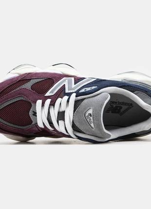 Кросівки new balance 9060 blue bordo5 фото