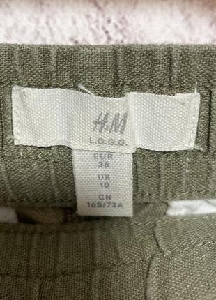 Шорты леновые h&m3 фото