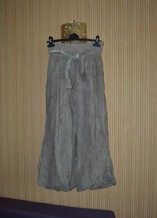 S/36/8 модні і легкі штани алладины, італія. широкі штани. шаравары.4 фото